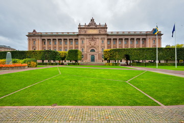 Fototapeta Szwecja, budynek parlamentu obraz