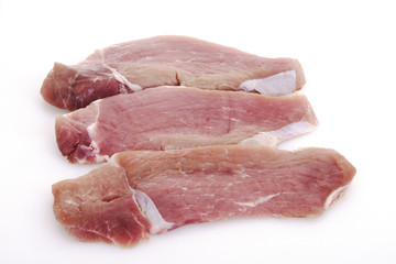 Rohes Schnitzel,Schweine