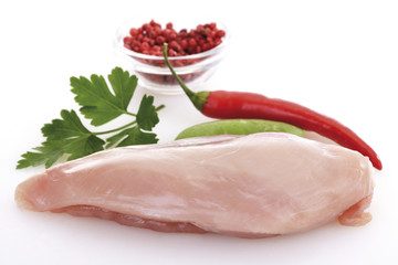 Hähnchenbrustfilet,erhöhte Ansicht