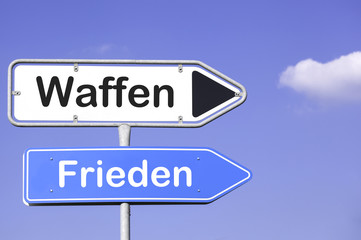 Waffen für Frieden