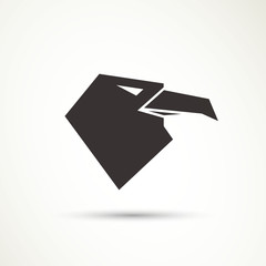 Vector Illustration of an Eagle Logo Design