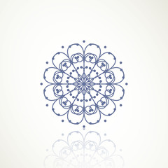 Vector Illustration of a Snowflake