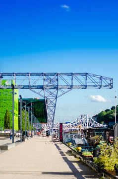 Lyon, Quai Du Rhône, Confluence