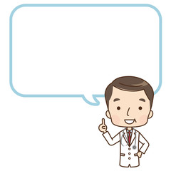 男性　医師　コピースペース