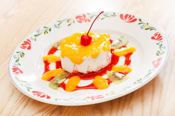 panna cotta dessert for kids