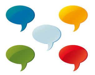 Bubble speech background