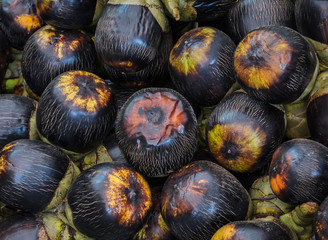 Sugar palm fruit background