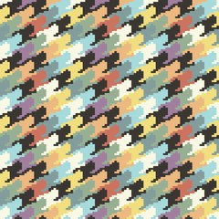 dogtooth colorful pattern