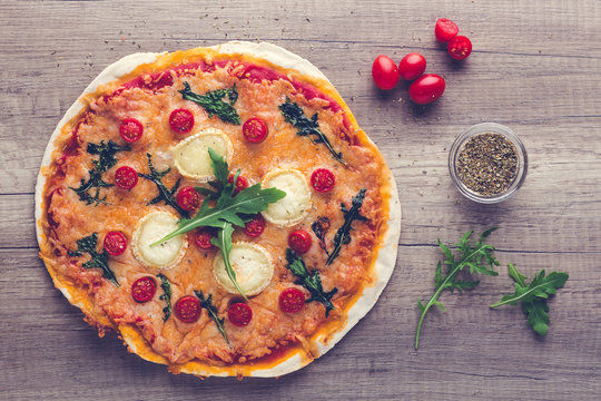 fresh pizza
