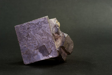 Galena cube, Mid Continent mine, Kansas, USA. 6.4cm across.