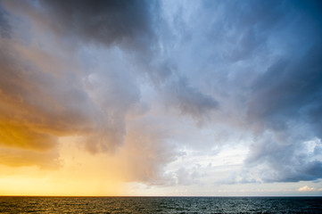 Fototapeta na wymiar Storm on the sea