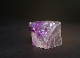 Octahedral Fluorite crystal from Illinois, USA. 4cm across.