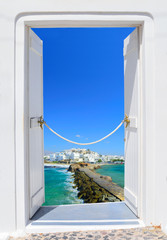 Door into beauty of Greece - Naxos chora - 68945208