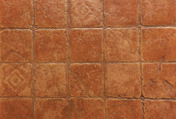 Pattern of golden brown Wall Surfaced