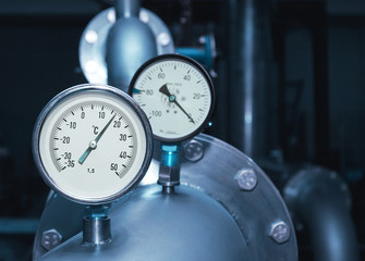 Industrial water temperature meter