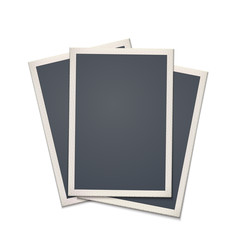 Blank retro photo frame