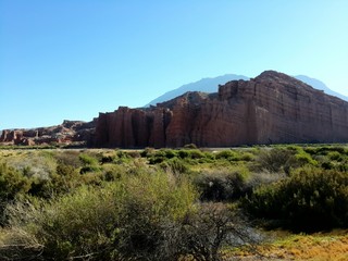 Red mountains