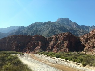 Red Mountain and river