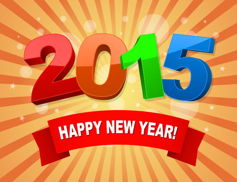 happy new year 2015 background