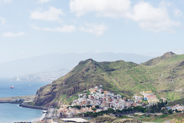 Naklejka premium San Andres and Teresitas beach on Tenerife