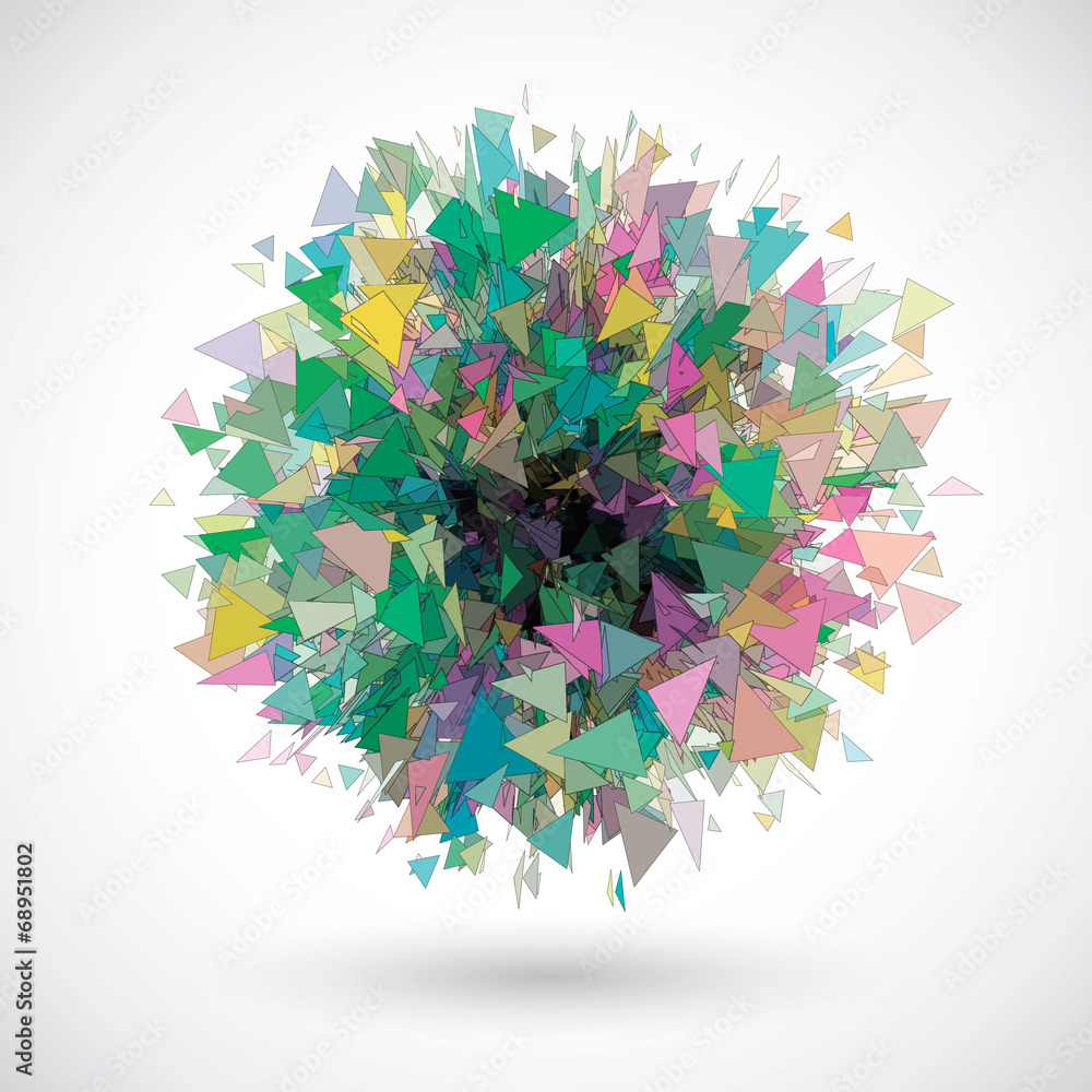 Aufkleber abstract design element