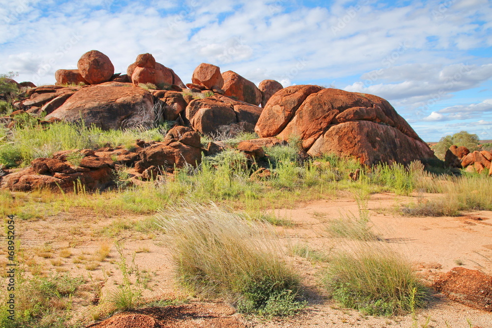 Sticker Karlu Karlu - Devils Marbles in outback Australia