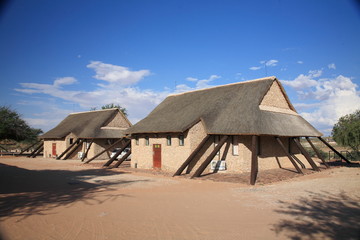 kgalagadi kalahari sudafrica struttura ricettiva nella savana
