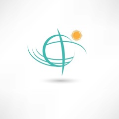 simple planet symbol