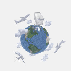 Fototapeta premium Air travel