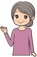 紹介するシニア