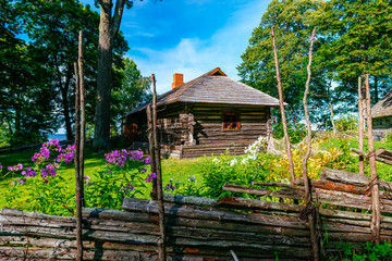 Traditional eastern-european country house of XIX century