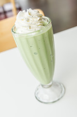 Green tea frappe