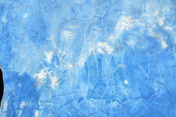 Textur - Blaue Hausfassade