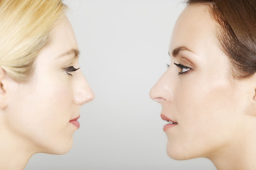 Attractive women in beauty pose