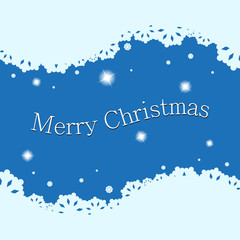 merry christmas greeting card vector