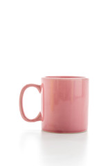 Obraz premium Color mug isolated on white