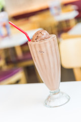Chocolate milkshake