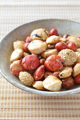 mame kichi japanese sweets beans with colored sugar coat