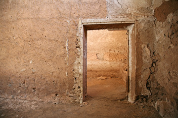 puerta antigua interior cortijo del fraile almería 2140-f14