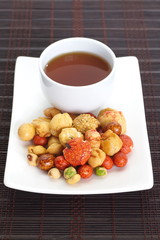 mame kichi japanese sweets beans with colored sugar coat