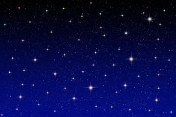 Starry sky background