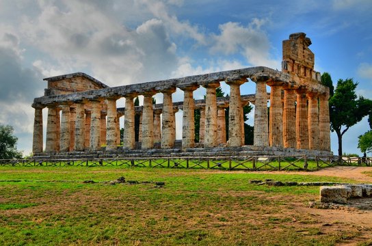 Ancient Greek temples and ruins in southern Italy