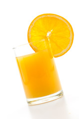 Orange juice glass