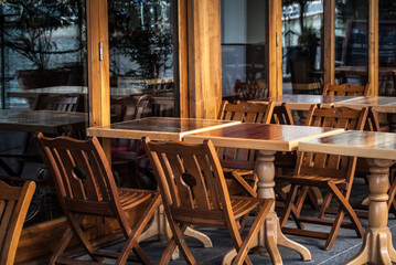 Wooden cafe