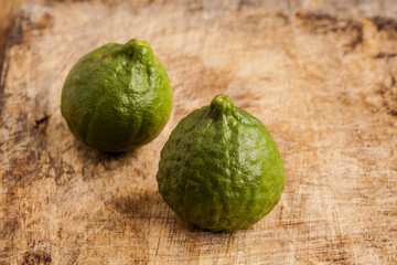 Kaffir Lime or bergamot.