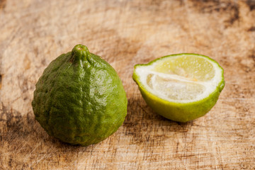 Kaffir Lime or bergamot.