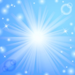 Abstract magic light background.