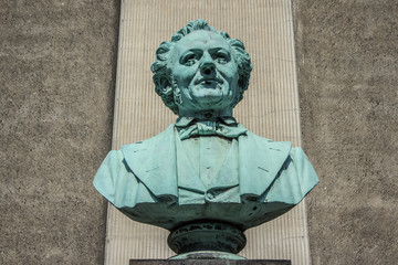 Buste af Japetus Steenstrup Københavns Universitet - obrazy, fototapety, plakaty