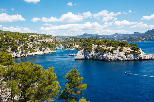 Calanques of Port Pin in Cassis, Provence, France