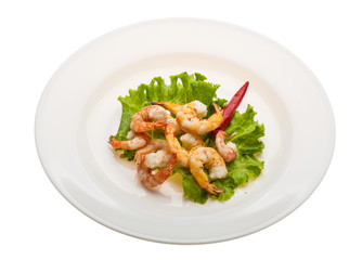 Unshelled king prawn
